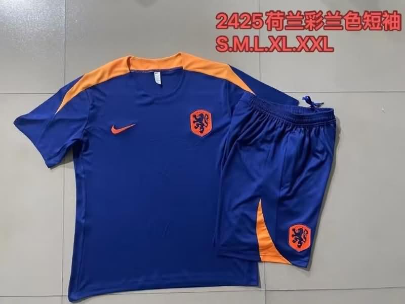 Thailand Quality(AAA) 23/24 Netherlands Blue Soccer Training Sets