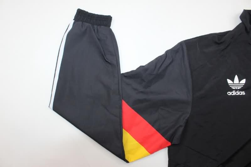 Thailand Quality(AAA) 2024 Germany Black Soccer Windbreaker 03