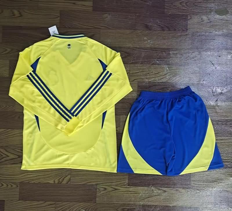 24/25 Al Nassr FC Home Long Sleeve Soccer Jersey