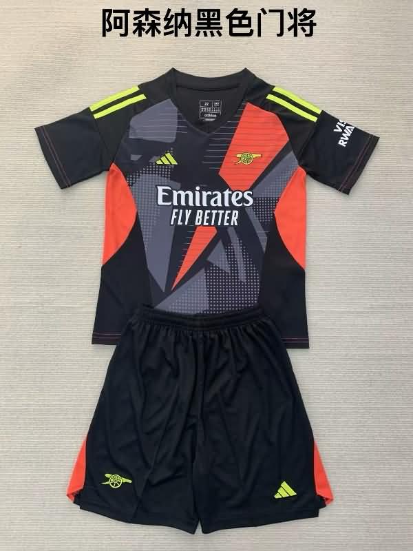 24/25 Arsenal Goalkeeper Black Soccer Jersey