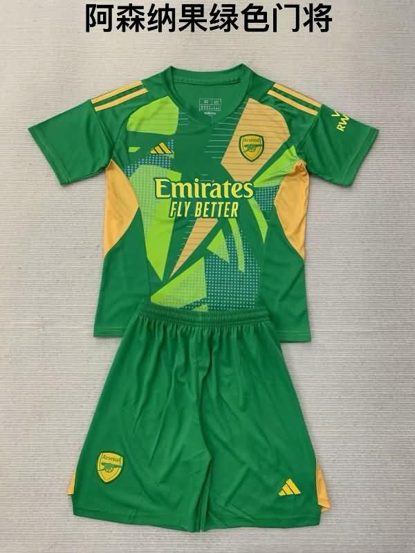 24/25 Arsenal Goalkeeper Green Soccer Jersey