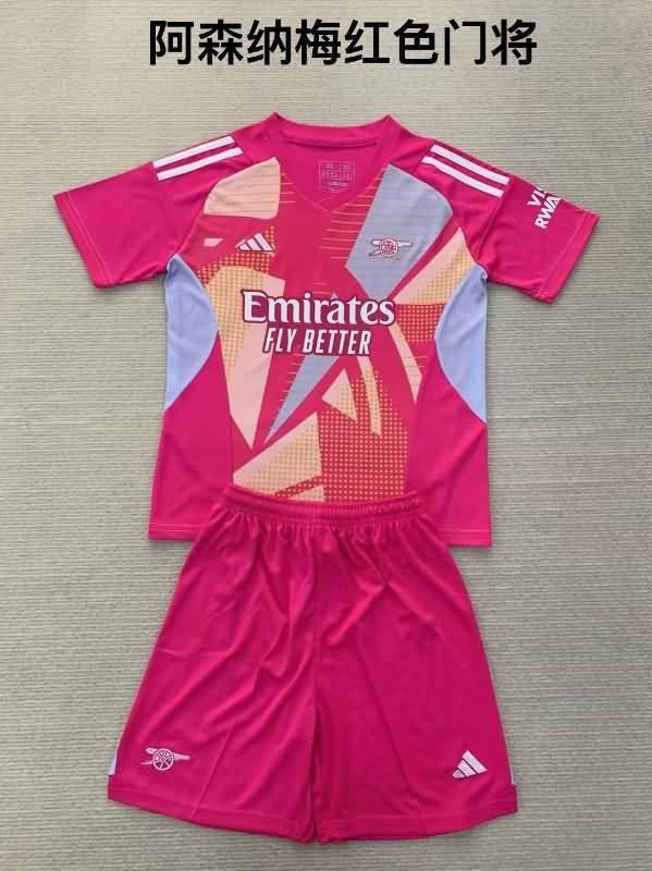 24/25 Arsenal Goalkeeper Pink Soccer Jersey