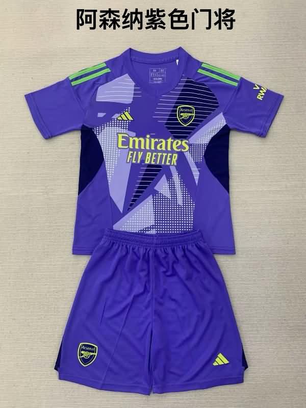 24/25 Arsenal Goalkeeper Purples Soccer Jersey