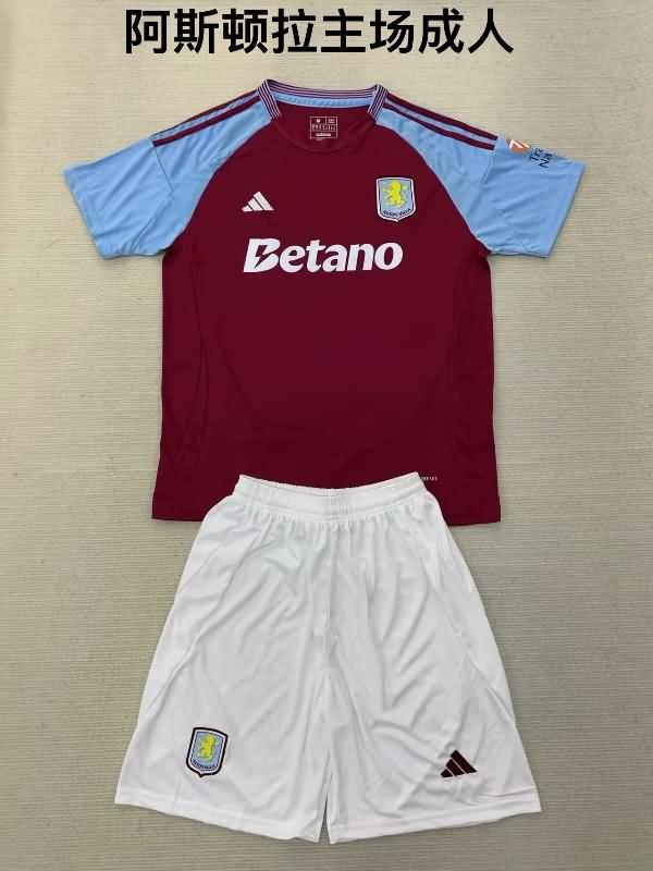 24/25 Aston Villa Home Soccer Jersey