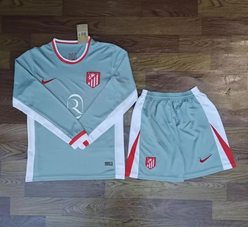 24/25 Atletico Madrid Away Long Sleeve Soccer Jersey