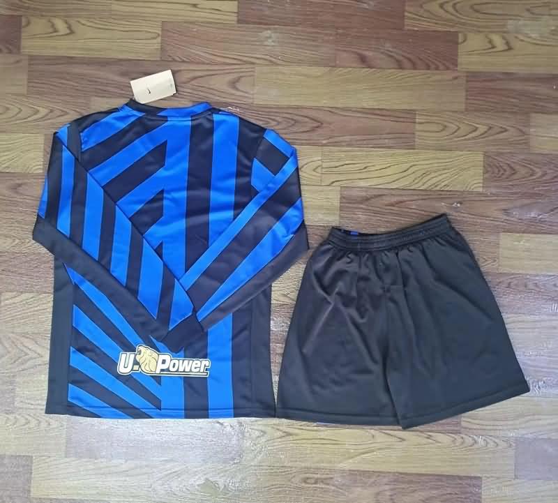 24/25 Inter Milan Home Long Sleeve Soccer Jersey