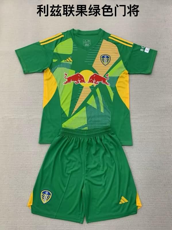 24/25 Leeds United Goalkeeper Green Soccer Jersey