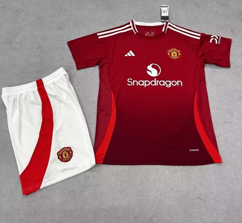 24/25 Manchester United Home Soccer Jersey