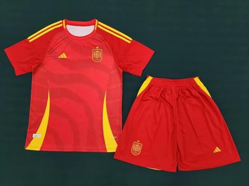 2024 Spain Home Soccer Jersey