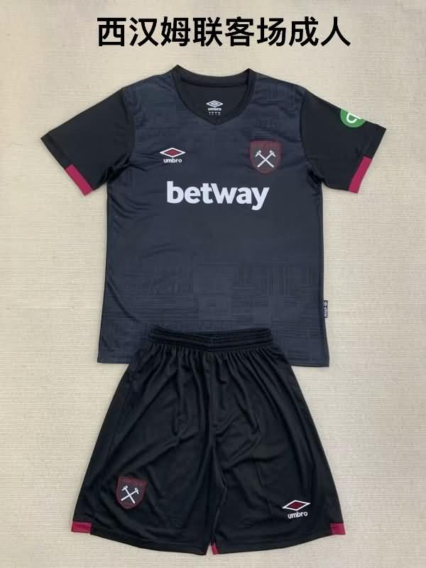 24/25 West Ham Away Soccer Jersey