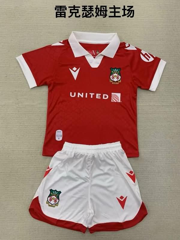 24/25 Wrexham Home Soccer Jersey