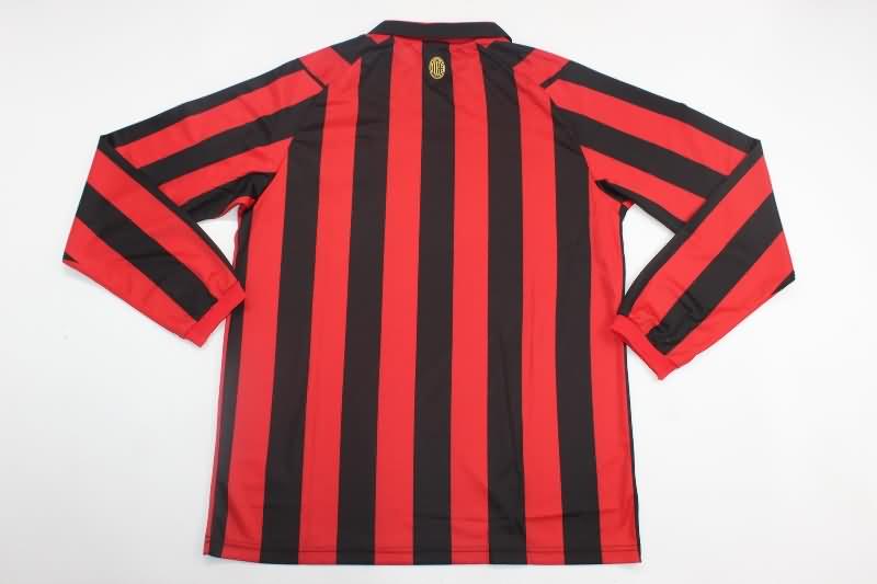 Thailand Quality(AAA) 125th AC Milan Anniversary Long Sleeve Soccer Jersey