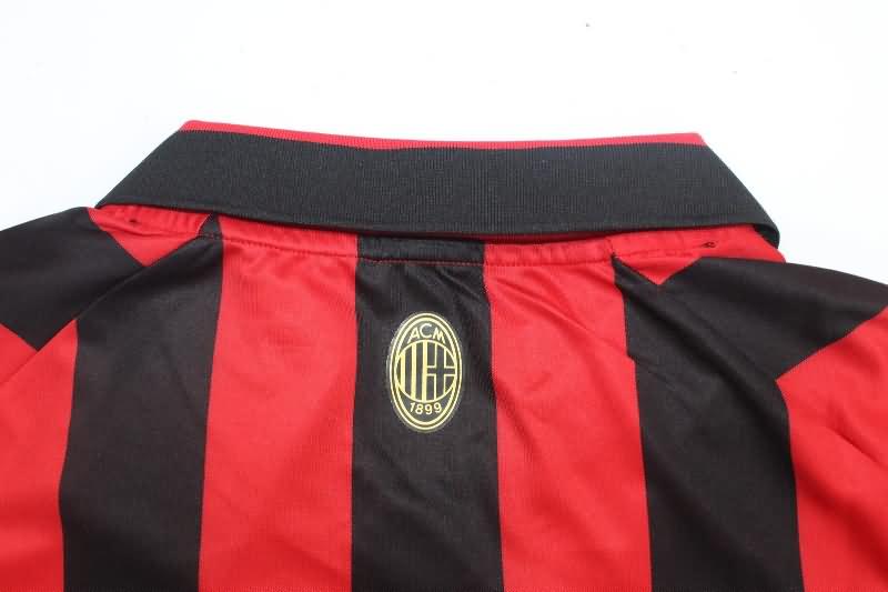 Thailand Quality(AAA) 125th AC Milan Anniversary Long Sleeve Soccer Jersey