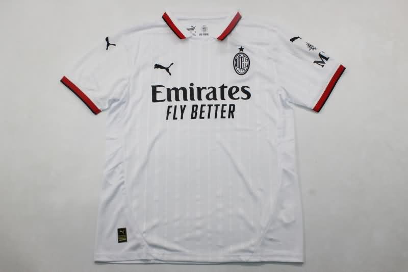 Thailand Quality(AAA) 24/25 AC Milan Away Soccer Jersey