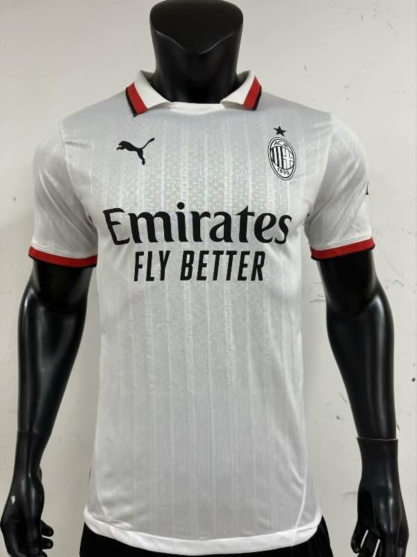 Thailand Quality(AAA) 24/25 AC Milan Away Soccer Jersey (Player)