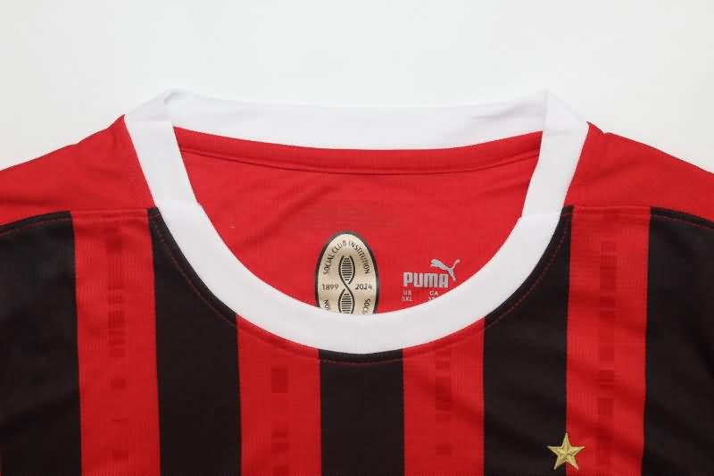 Thailand Quality(AAA) 24/25 AC Milan Home Soccer Jersey