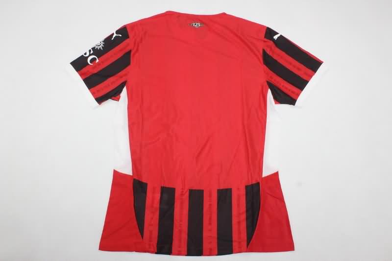 Thailand Quality(AAA) 24/25 AC Milan Home Soccer Jersey (Player)