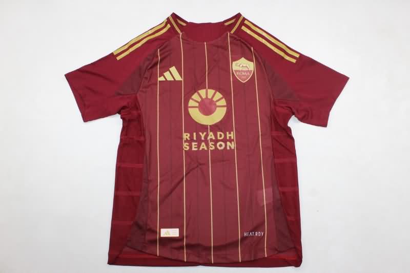 Thailand Quality(AAA) 24/25 AS Roma Home Soccer Jersey (Player)