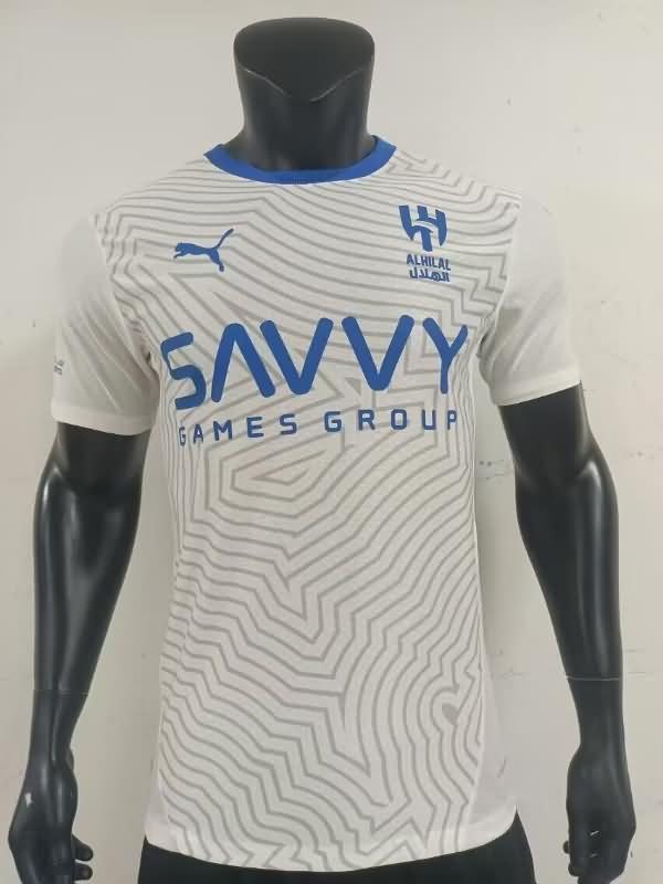 Thailand Quality(AAA) 24/25 Al Hilal Away Soccer Jersey (Player)