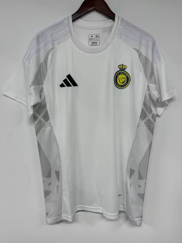 Thailand Quality(AAA) 24/25 Al Nassr FC Goalkeeper White Soccer Jersey