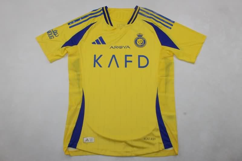 Thailand Quality(AAA) 24/25 Al Nassr FC Home Soccer Jersey (Player)