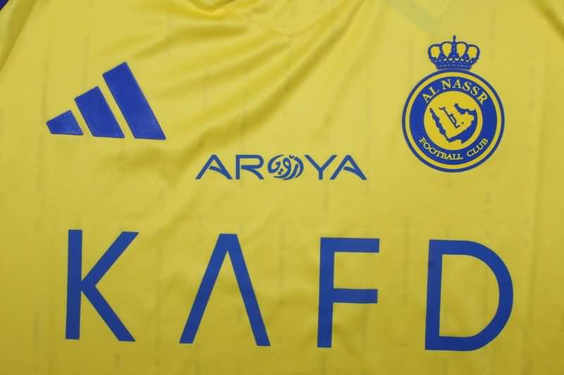 Thailand Quality(AAA) 24/25 Al Nassr FC Home Soccer Jersey (Player)