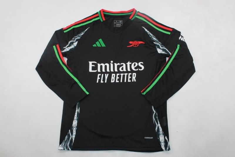 Thailand Quality(AAA) 24/25 Arsenal Away Long Sleeve Soccer Jersey