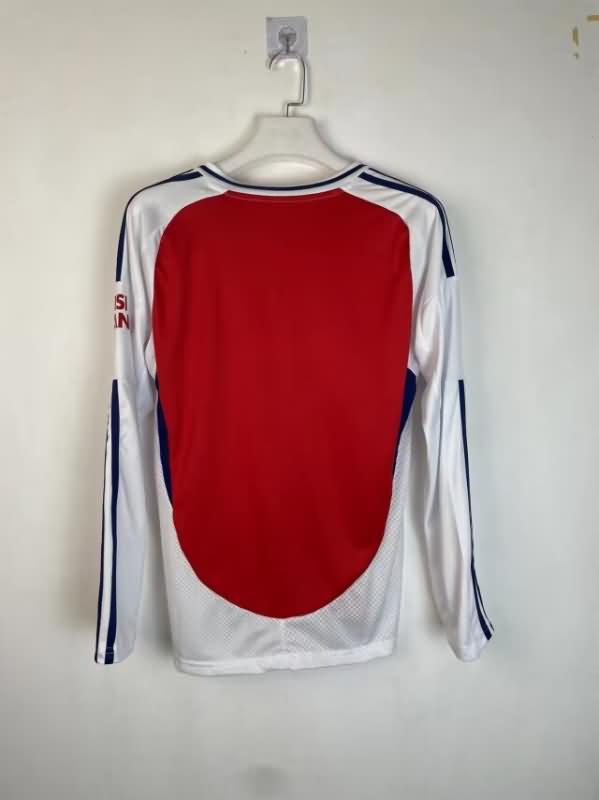 Thailand Quality(AAA) 24/25 Arsenal Home Long Sleeve Soccer Jersey