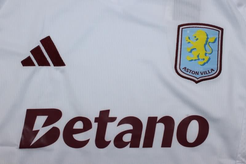 Thailand Quality(AAA) 24/25 Aston Villa Away Soccer Jersey