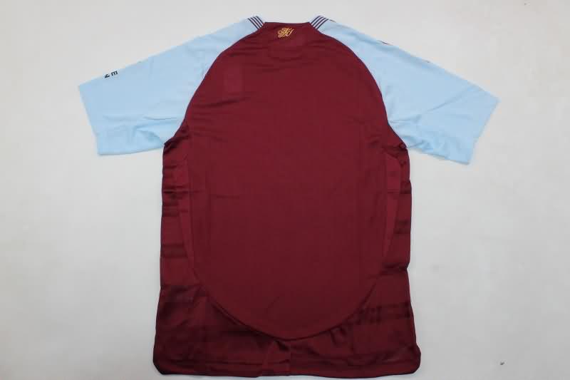 Thailand Quality(AAA) 24/25 Aston Villa Home Soccer Jersey (Player)