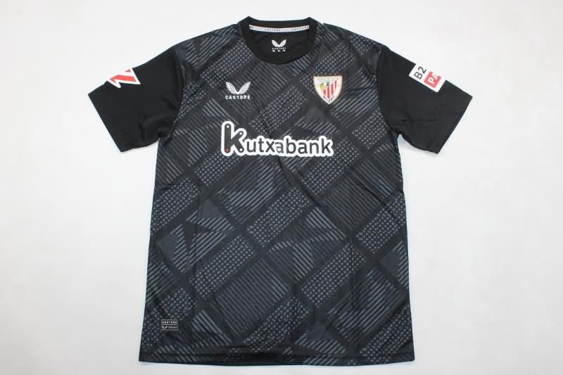 Thailand Quality(AAA) 24/25 Athletic Bilbao Goalkeeper Black Soccer Jersey