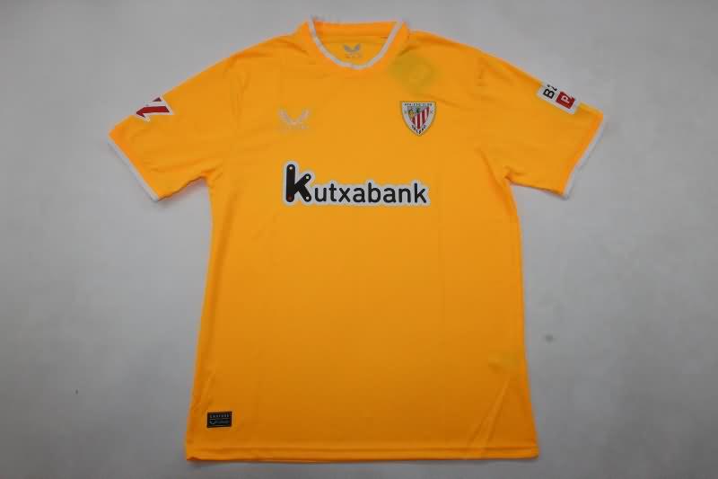 Thailand Quality(AAA) 24/25 Athletic Bilbao Goalkeeper Yellow Soccer Jersey