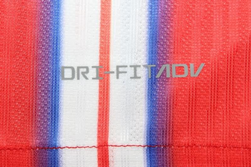 Thailand Quality(AAA) 24/25 Atletico Madrid Home Long Sleeve Soccer Jersey