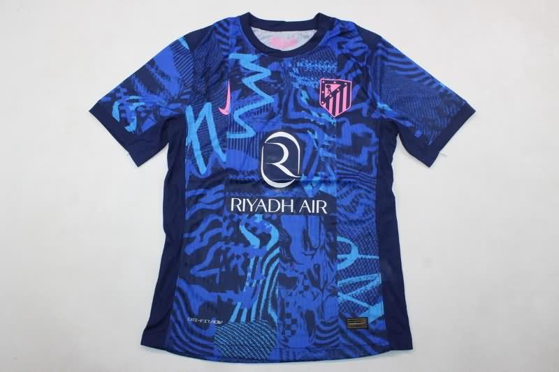 Thailand Quality(AAA) 24/25 Atletico Madrid Third Soccer Jersey (Player)