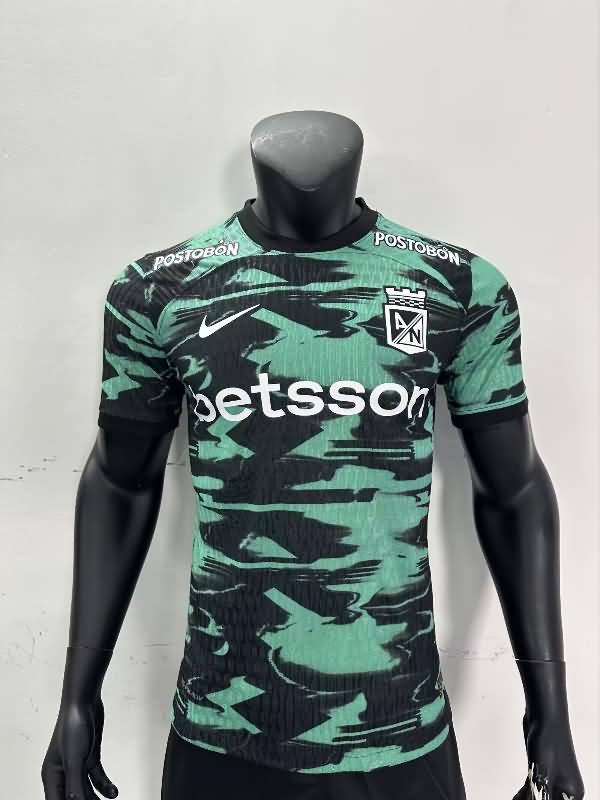 Thailand Quality(AAA) 2024 Atletico Nacional Third Soccer Jersey (Player)