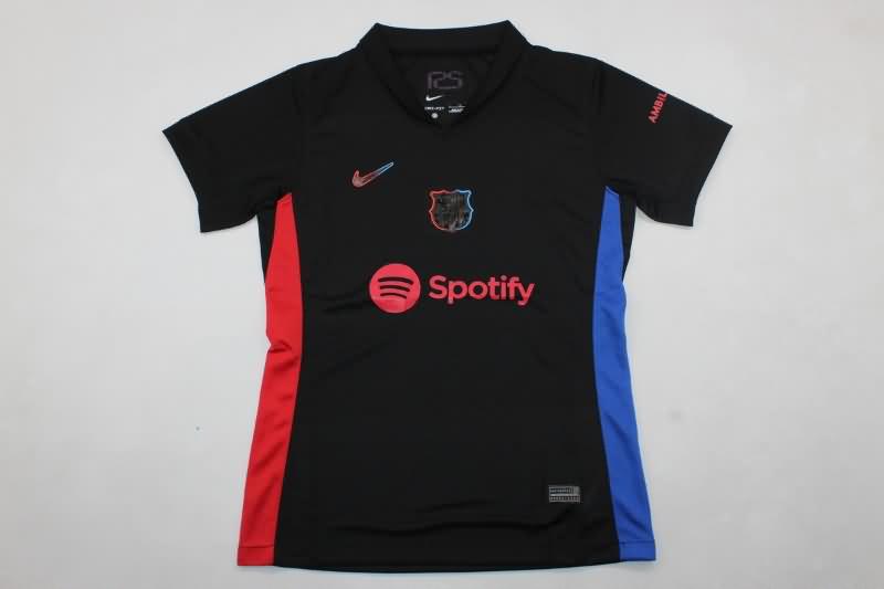 Thailand Quality(AAA) 24/25 Barcelona Away Women Soccer Jersey