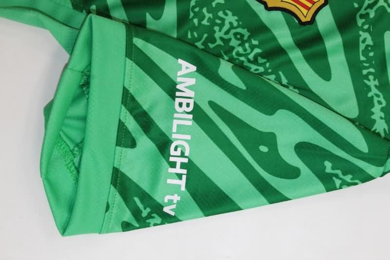 Thailand Quality(AAA) 24/25 Barcelona Goalkeeper Green Soccer Jersey