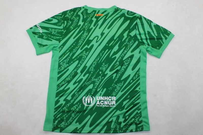 Thailand Quality(AAA) 24/25 Barcelona Goalkeeper Green Soccer Jersey