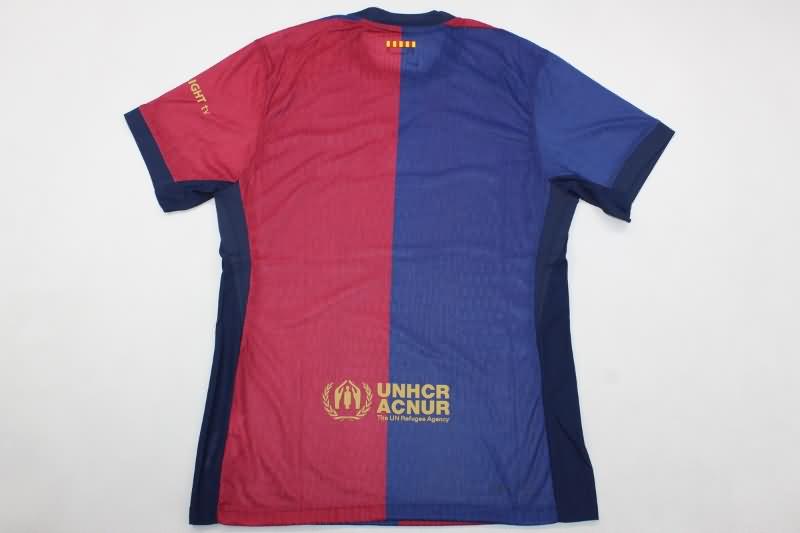 Thailand Quality(AAA) 24/25 Barcelona Home Soccer Jersey (Player)