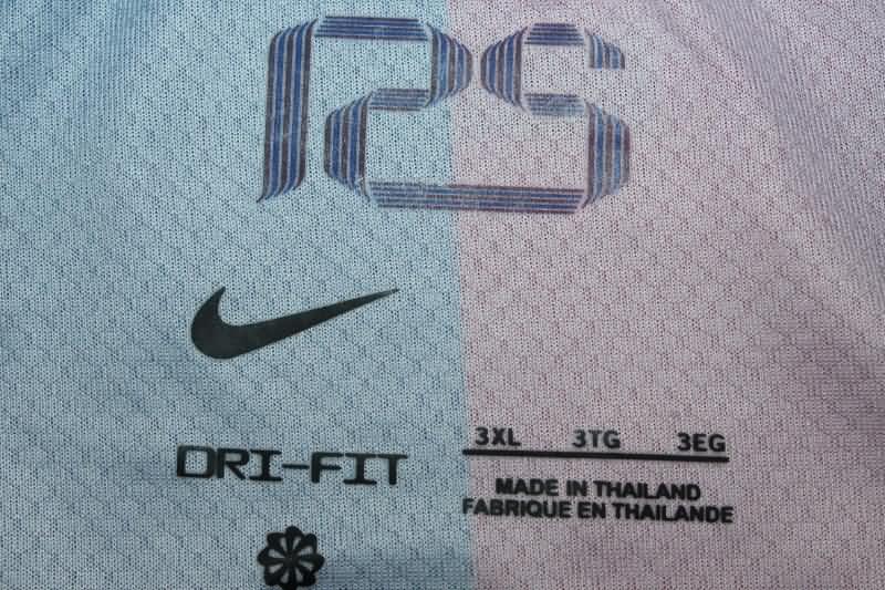 Thailand Quality(AAA) 24/25 Barcelona Home Soccer Jersey Sponsor 02