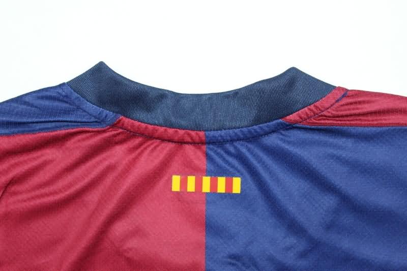 Thailand Quality(AAA) 24/25 Barcelona Home Soccer Jersey Sponsor 02