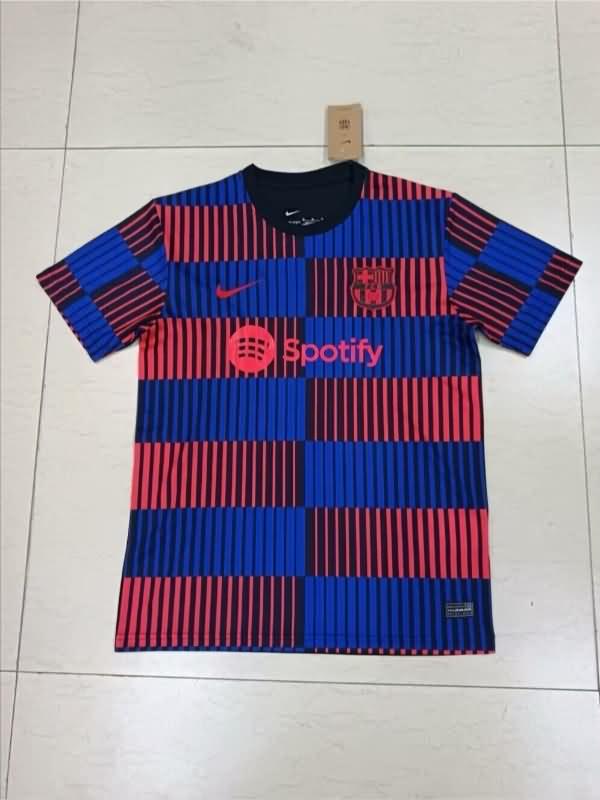 Thailand Quality(AAA) 24/25 Barcelona Training Soccer Jersey 03