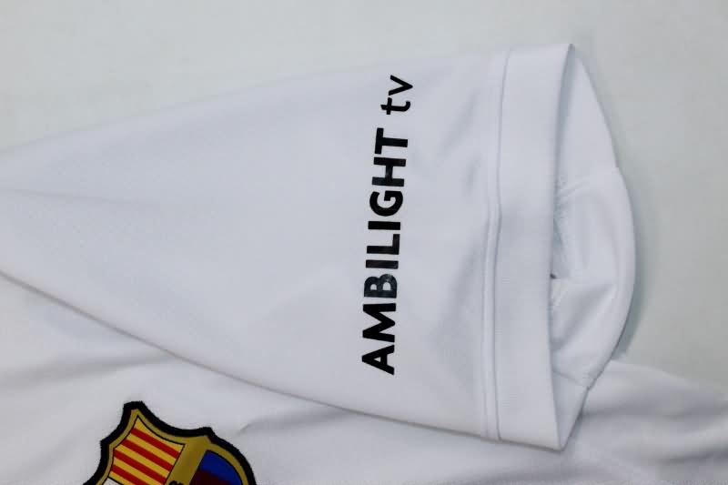 Thailand Quality(AAA) 24/25 Barcelona White Soccer Jersey