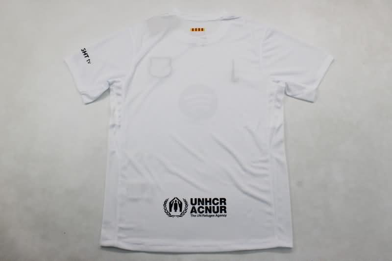 Thailand Quality(AAA) 24/25 Barcelona White Soccer Jersey