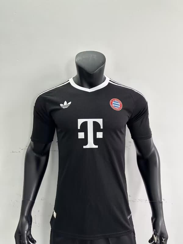 Thailand Quality(AAA) 24/25 Bayern Munich Goalkeeper Black Soccer Jersey (Player)