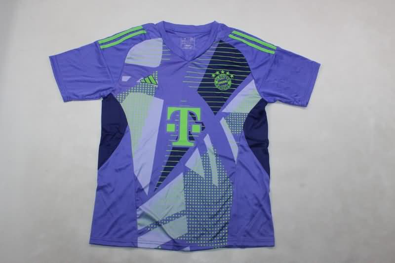 Thailand Quality(AAA) 24/25 Bayern Munich Goalkeeper Purples Soccer Jersey