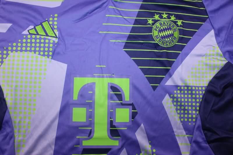 Thailand Quality(AAA) 24/25 Bayern Munich Goalkeeper Purples Soccer Jersey