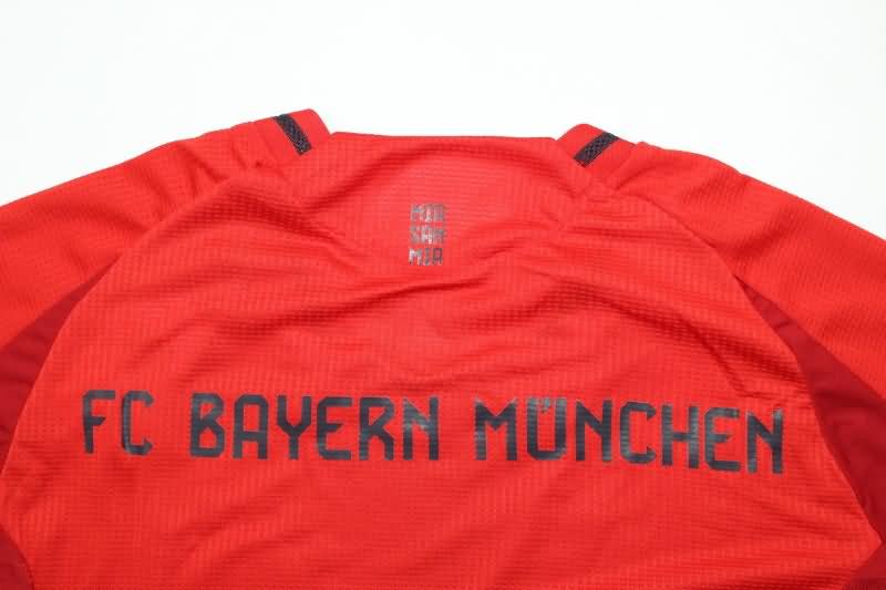 Thailand Quality(AAA) 24/25 Bayern Munich Home Long Sleeve Soccer Jersey (Player)