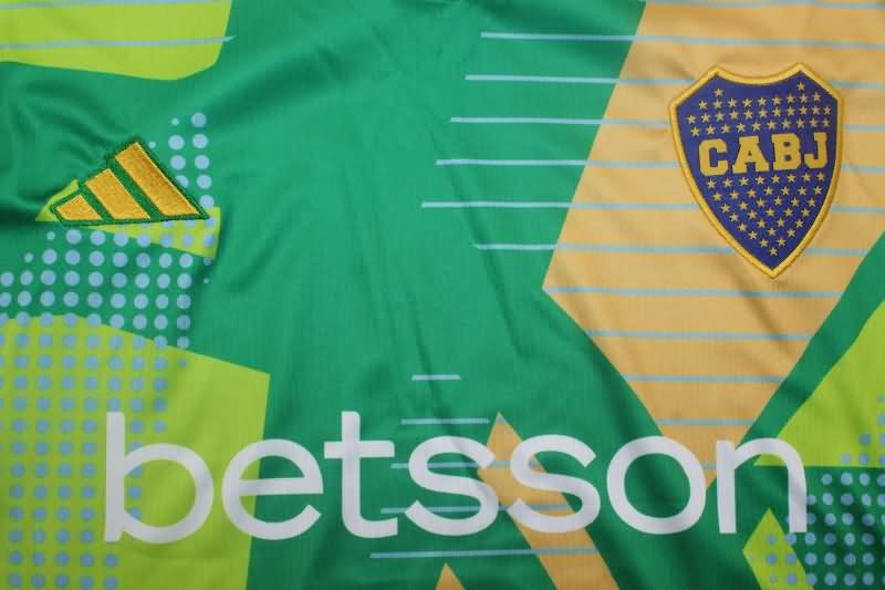 Thailand Quality(AAA) 2024 Boca Juniors Goalkeeper Green Soccer Jersey