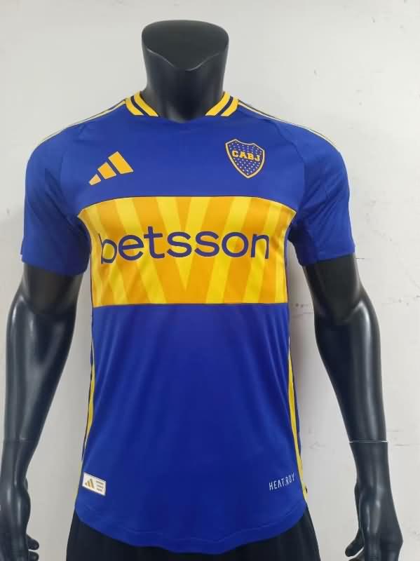 Thailand Quality(AAA) 2024 Boca Juniors Home Soccer Jersey (Player)